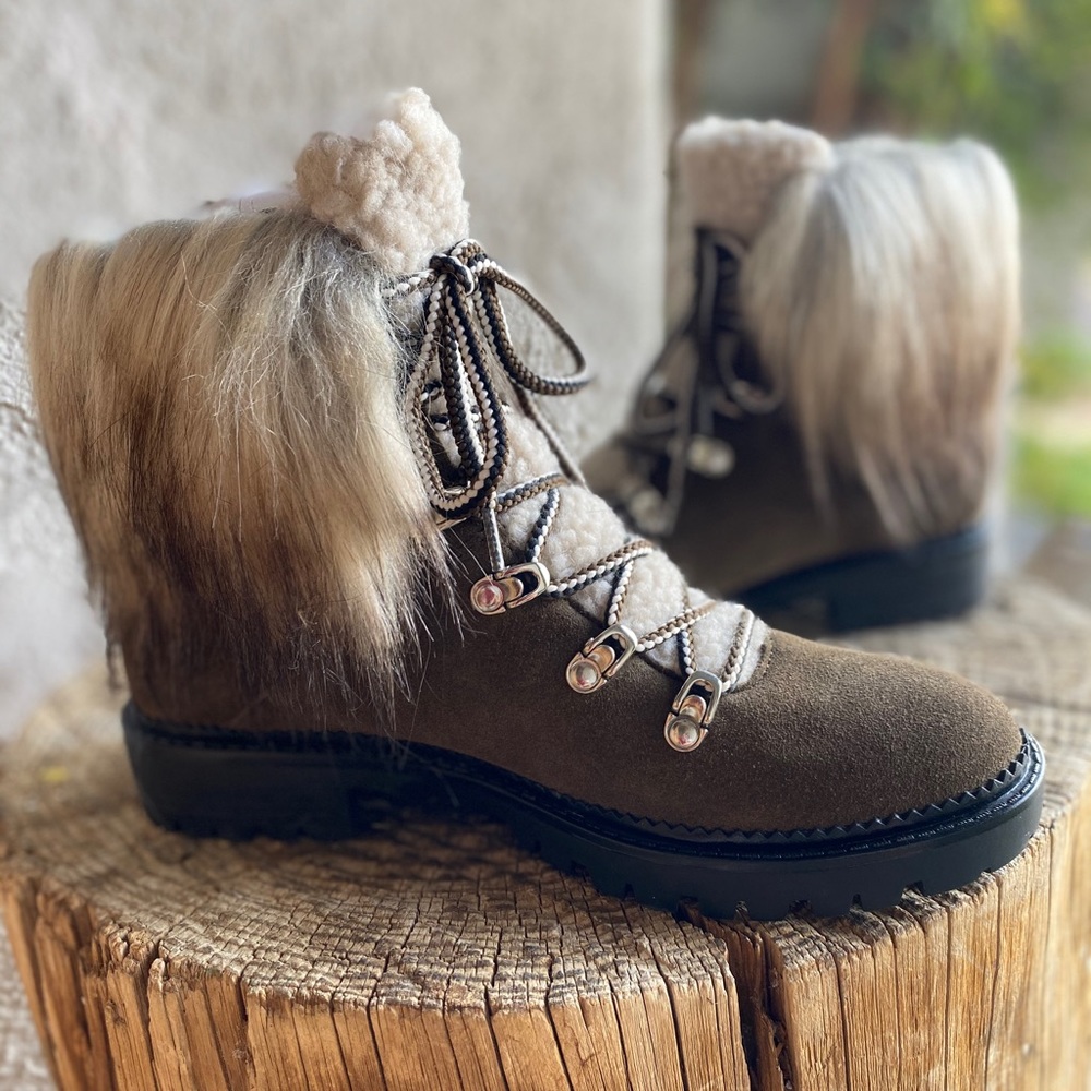Nine West Alex Faux-Fur Booties Retail Value 139 - Picture 3 of 8